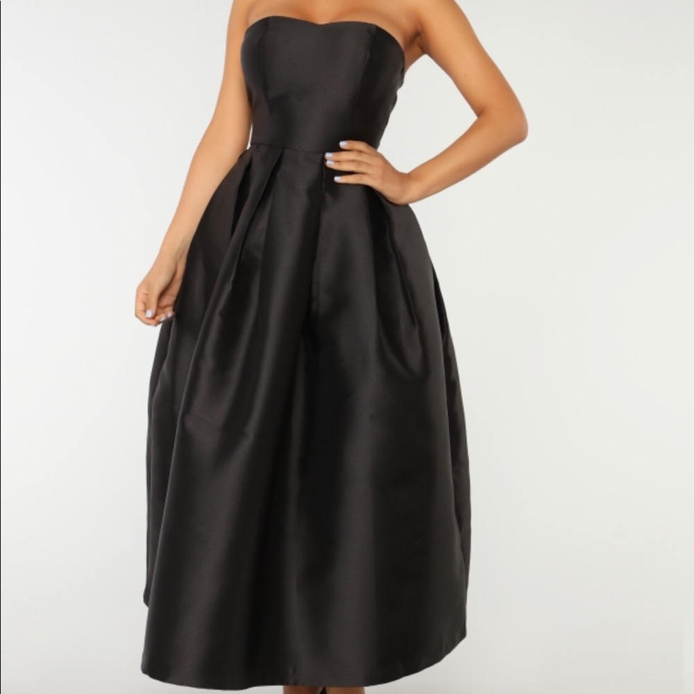 Rise to the occasion black dress